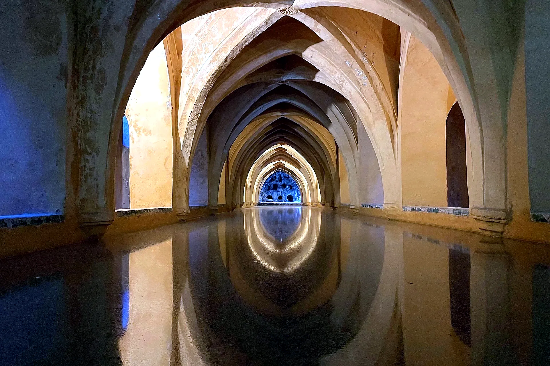 Alcazar cathedral combo seville underground baths