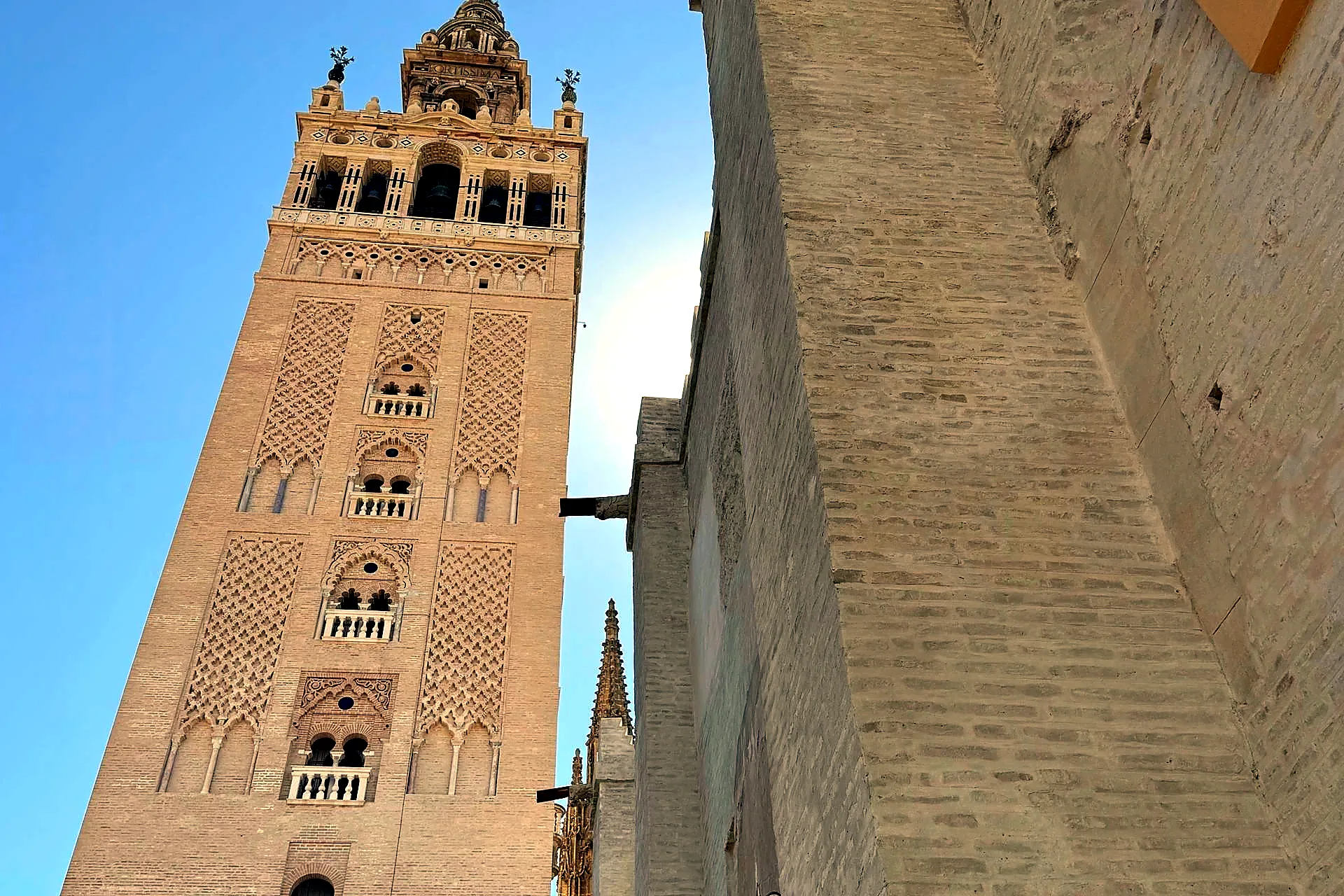 Interior ramp of the Giralda tower in Seville Cathedral - Climbing the Giralda Tower