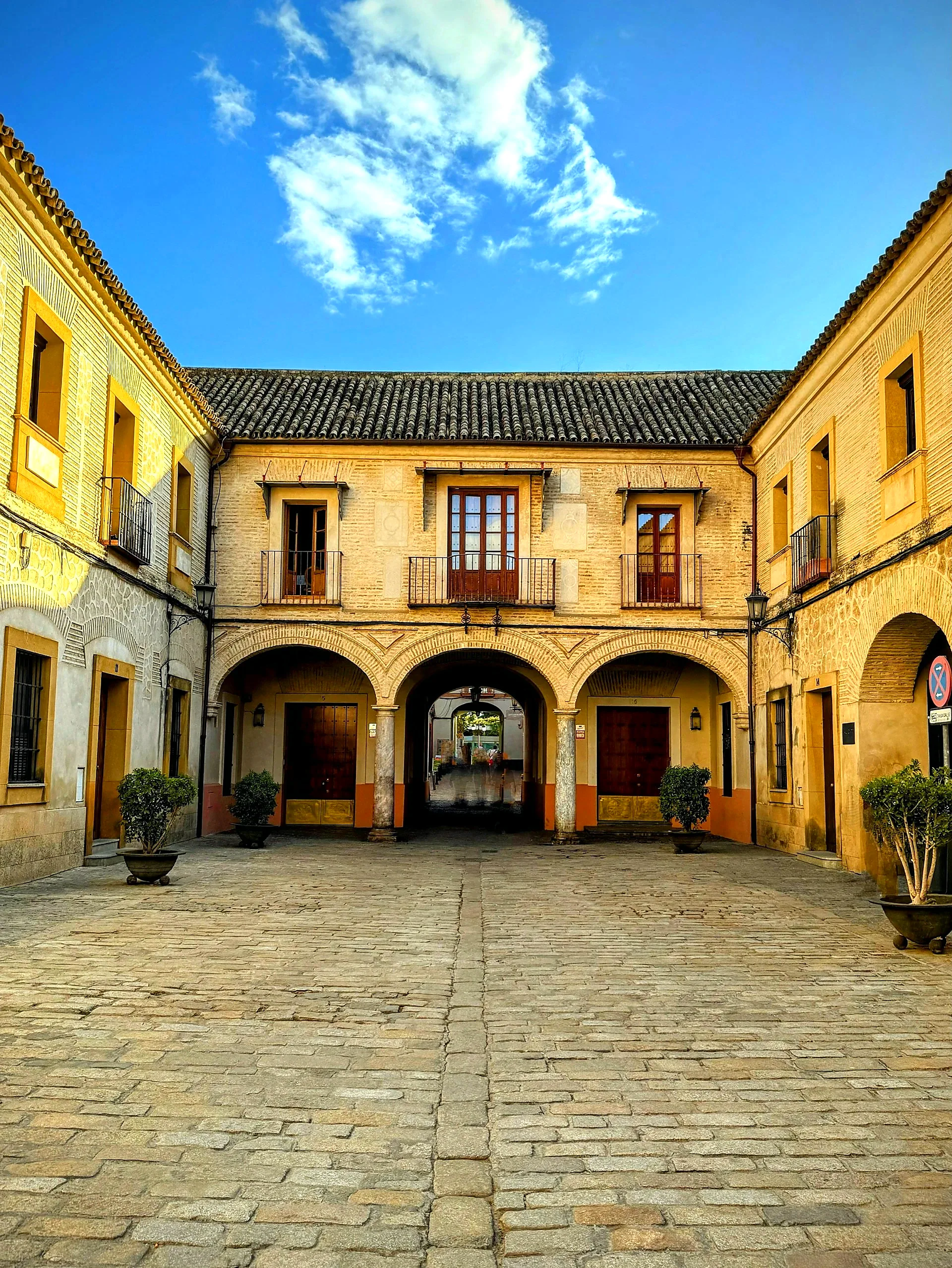 Aire Ancient Baths Seville Roman spa courtyard exterior