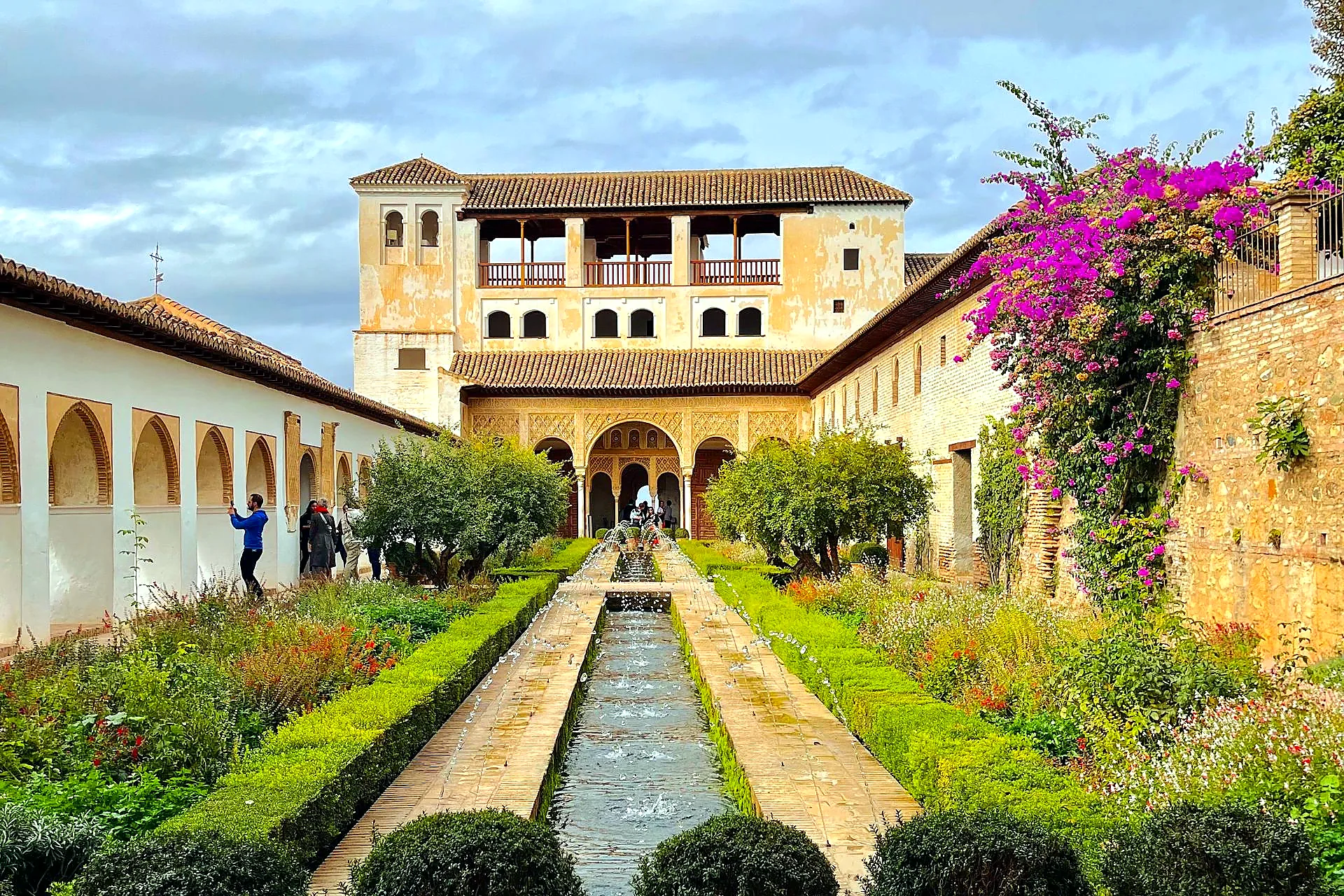 Generalife gardens in the Alhambra Granada - Seville to Granada