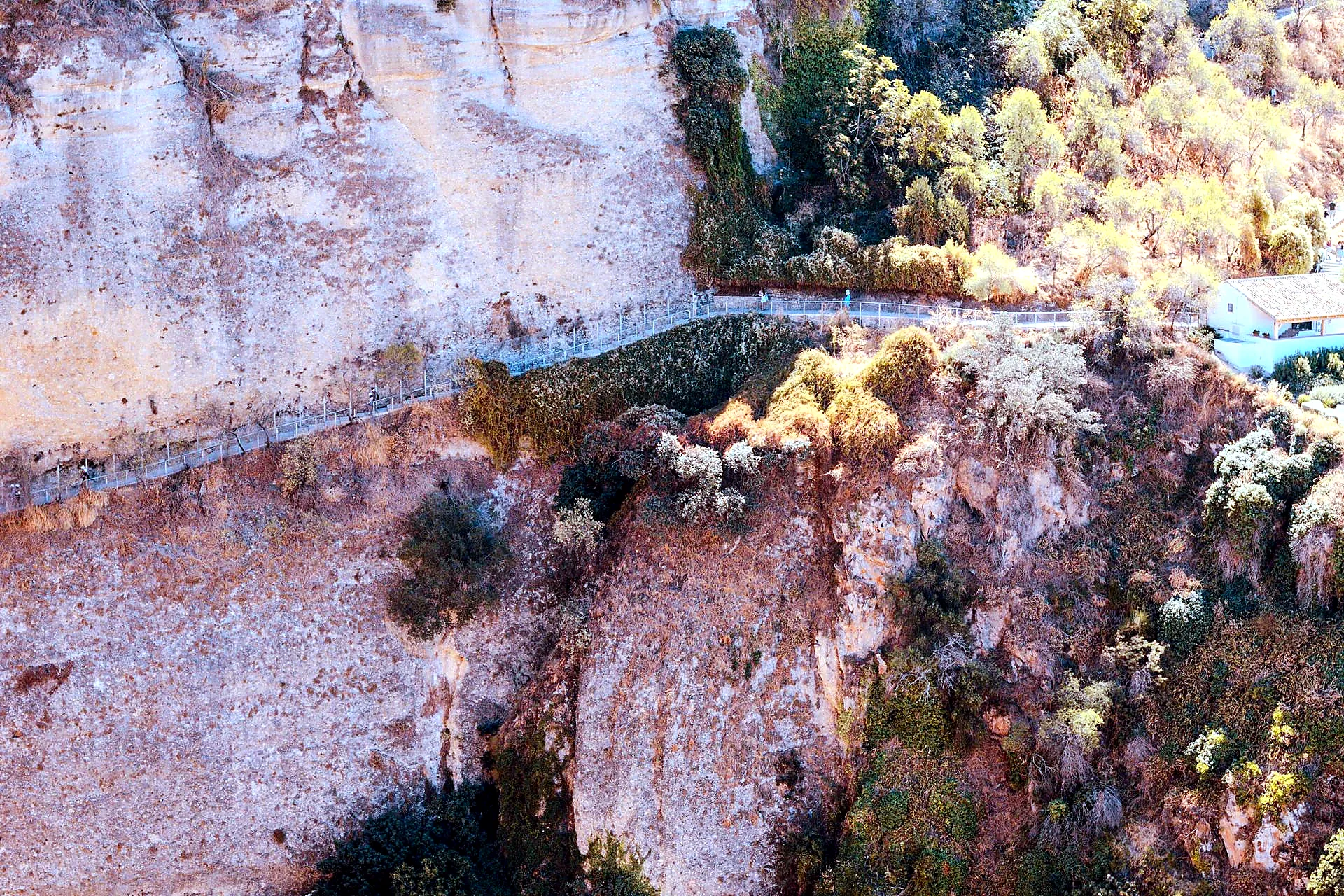 Ronda cliffside view over the Tajo gorge - Ronda Day Trip from Seville