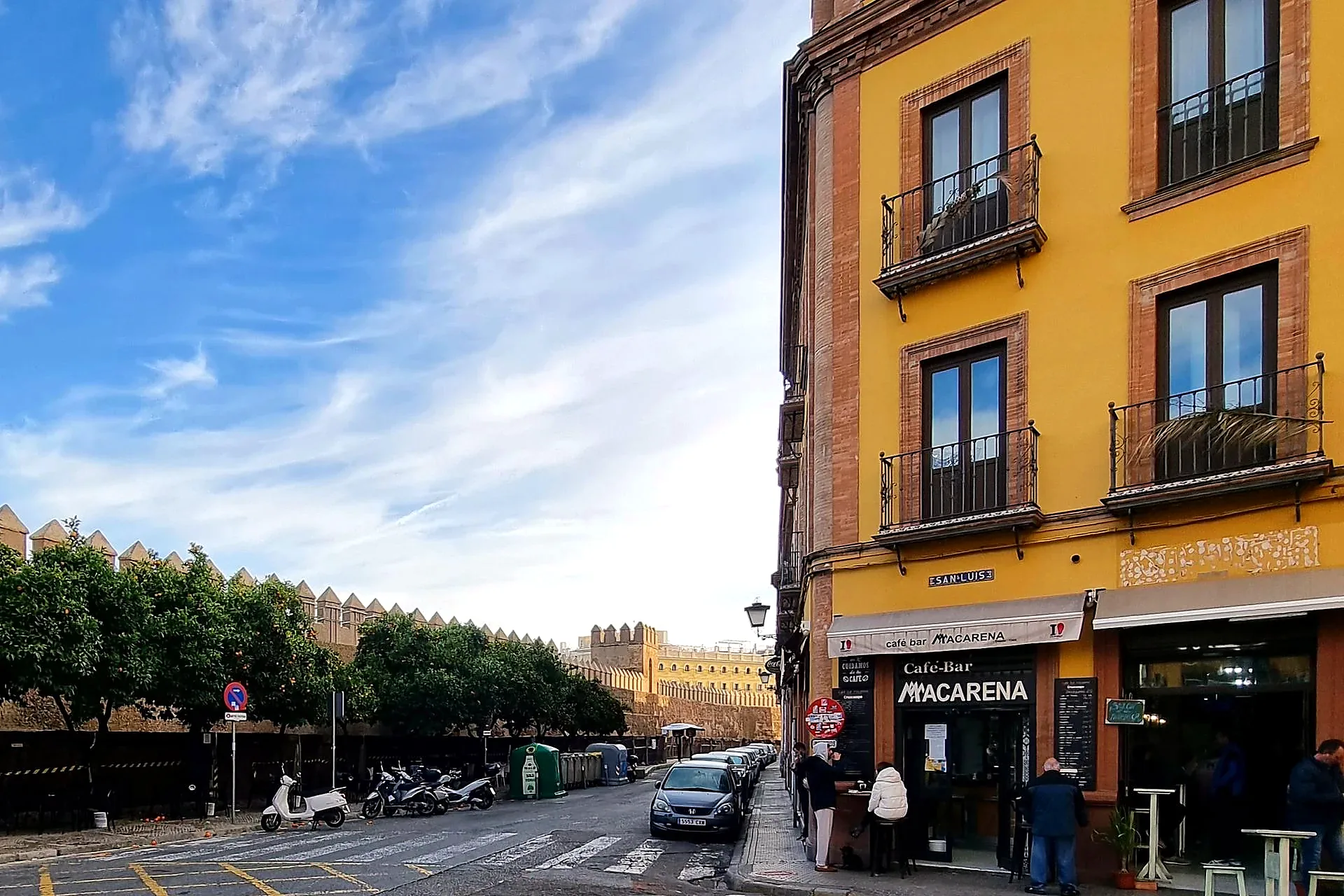 Macarena neighbourhood streets Seville where to stay - where to stay in Seville